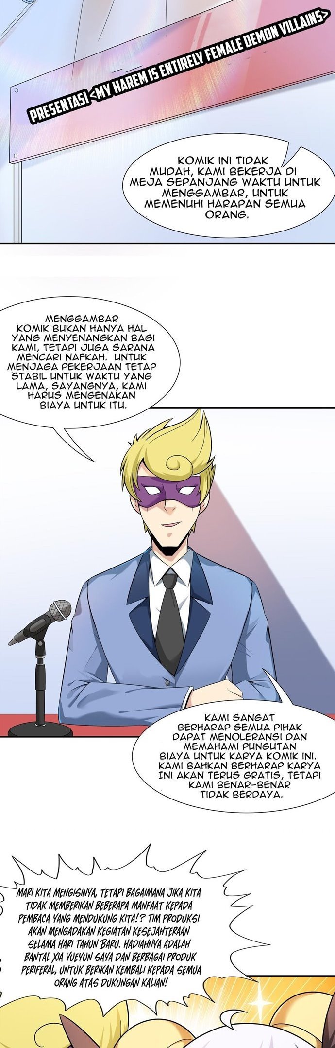 My Harem Is Entirely Female Demon Villains Chapter 32 Bahasa Indonesia