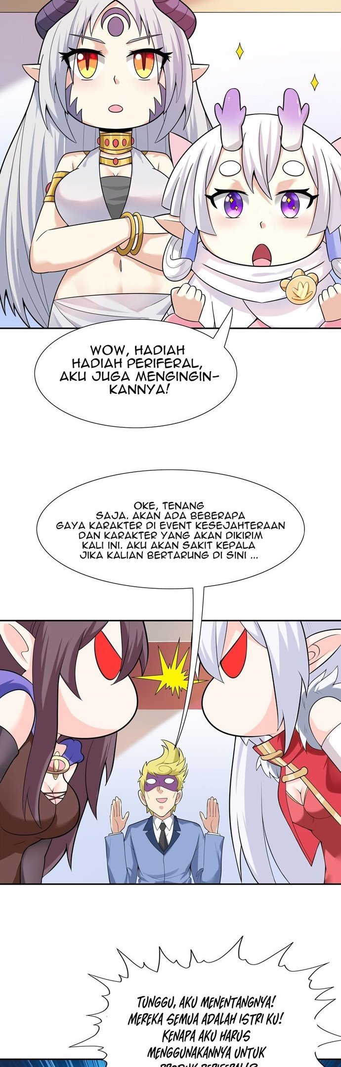 My Harem Is Entirely Female Demon Villains Chapter 32 Bahasa Indonesia