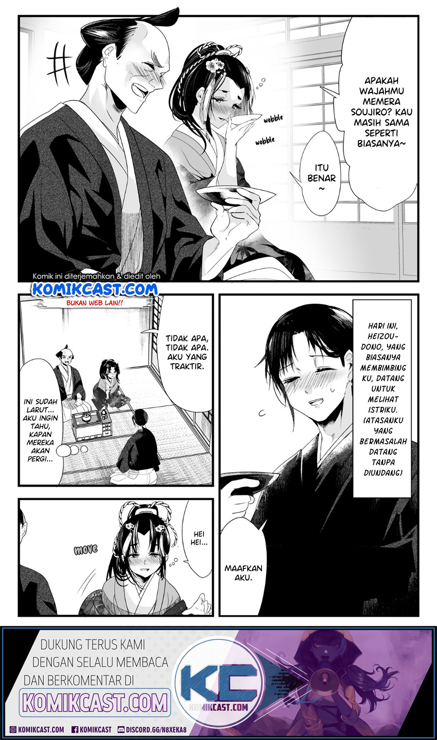 My New Wife Is Forcing Herself to Smile Chapter 30 Bahasa Indonesia