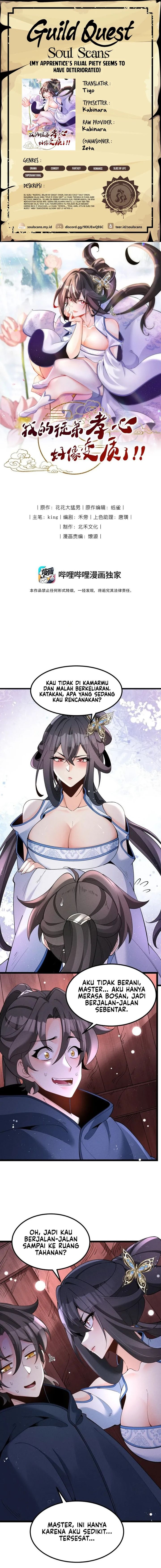 My Apprentice’s Filial Piety Seems To Have Deteriorated Chapter 41 Bahasa Indonesia