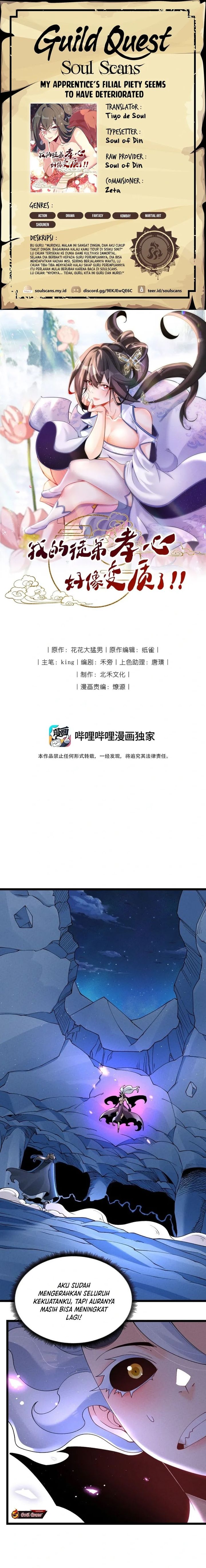 My Apprentice’s Filial Piety Seems To Have Deteriorated Chapter 46 Bahasa Indonesia