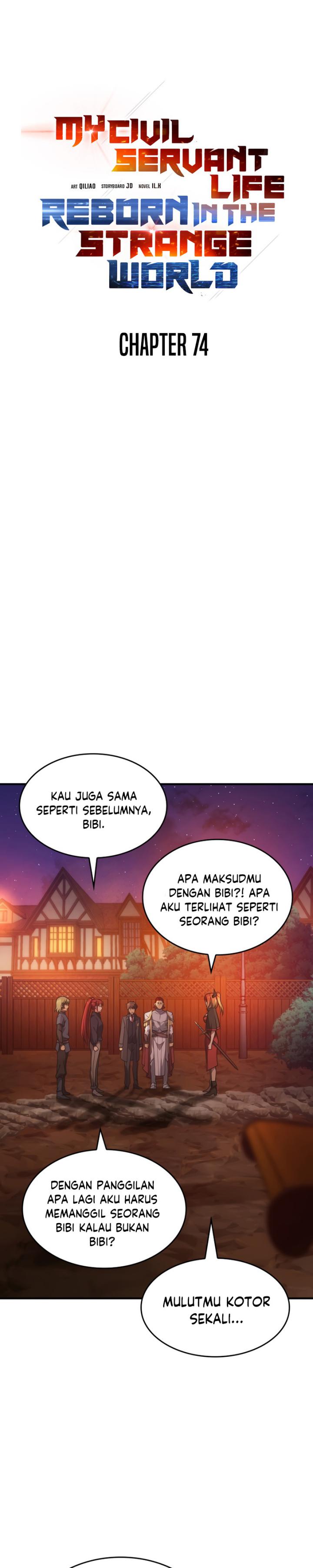 My Civil Servant Life Reborn in the Strange World Chapter 74 Bahasa Indonesia