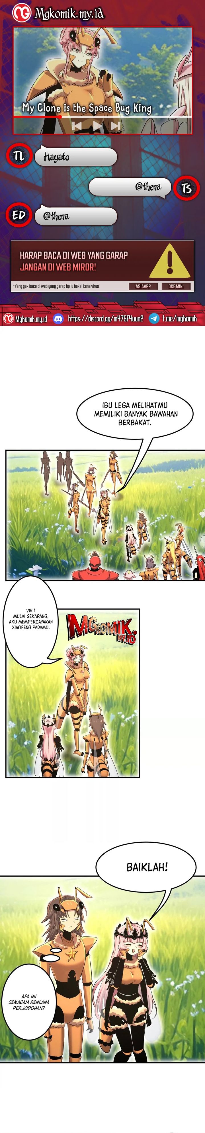 My Clone is the Space Bug King chapter 54