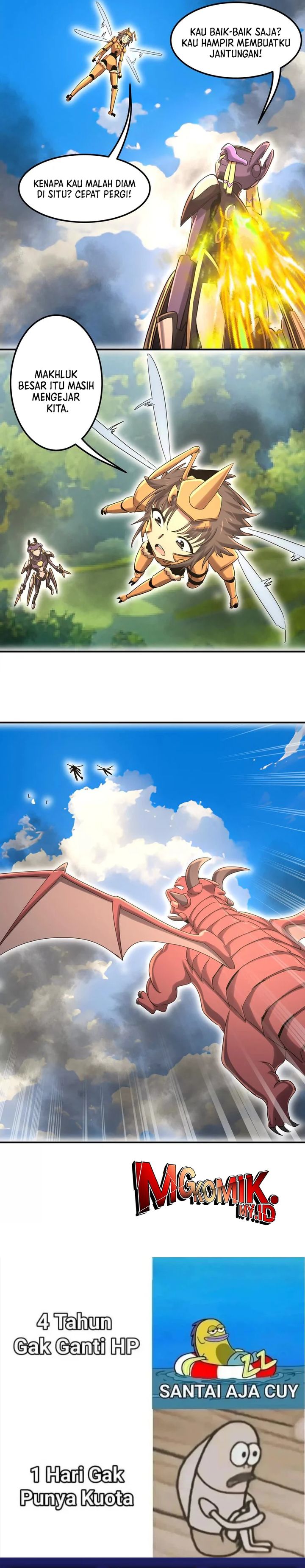 My Clone is the Space Bug King Chapter 55 Bahasa Indonesia