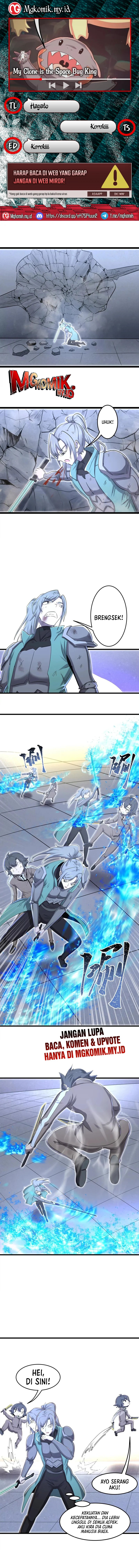 My Clone is the Space Bug King Chapter 59 Bahasa Indonesia