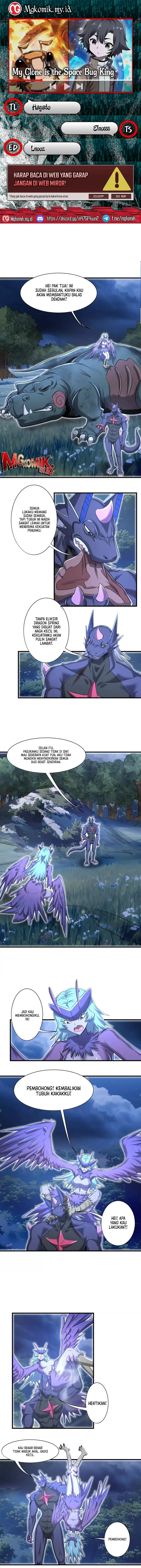 My Clone is the Space Bug King Chapter 63 Bahasa Indonesia