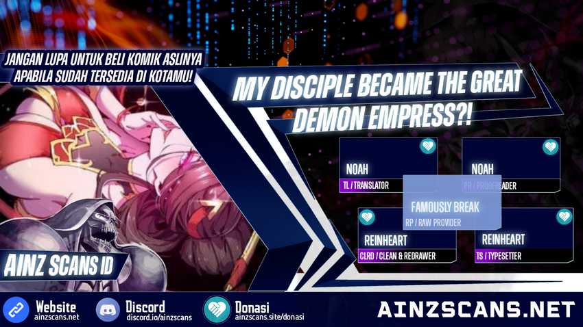 My Disciple Became The Great Demon Empress?! chapter 9