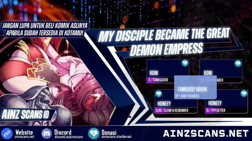 My Disciple Became The Great Demon Empress?! chapter 31