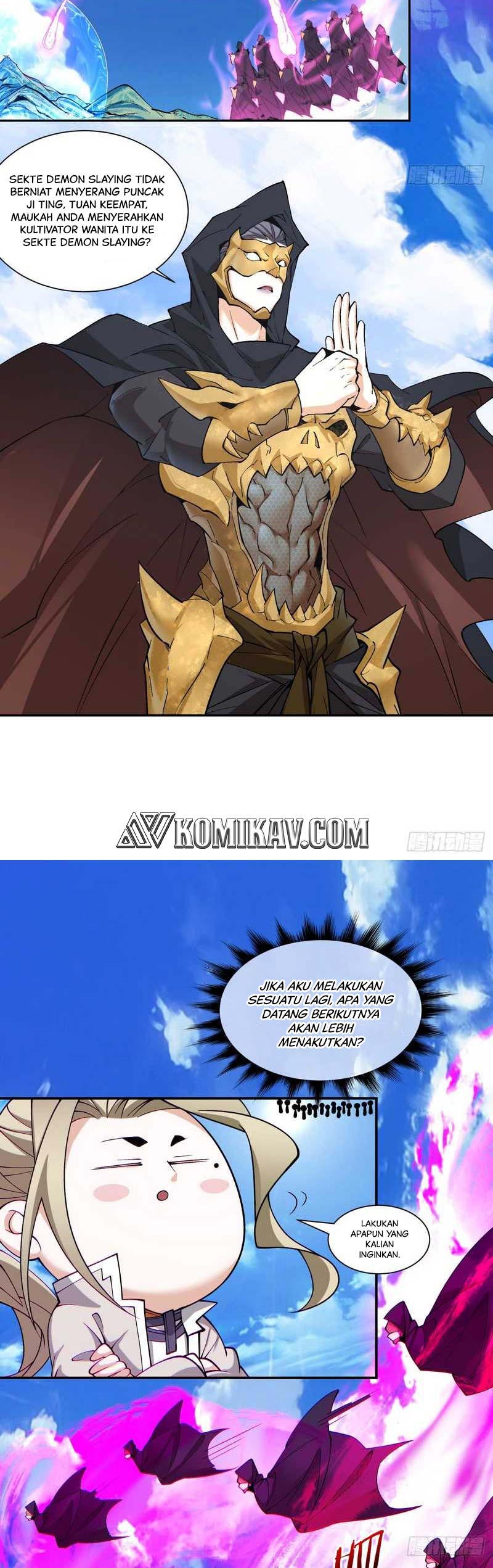 My Disciples Are All Big Villains Chapter 45 Bahasa Indonesia