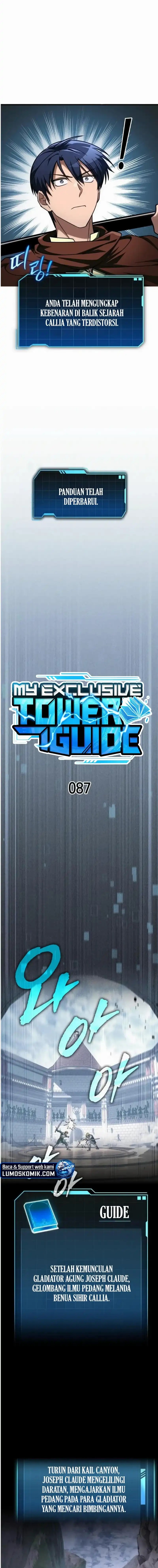 My Exclusive Tower Guide Chapter 87 Bahasa Indonesia