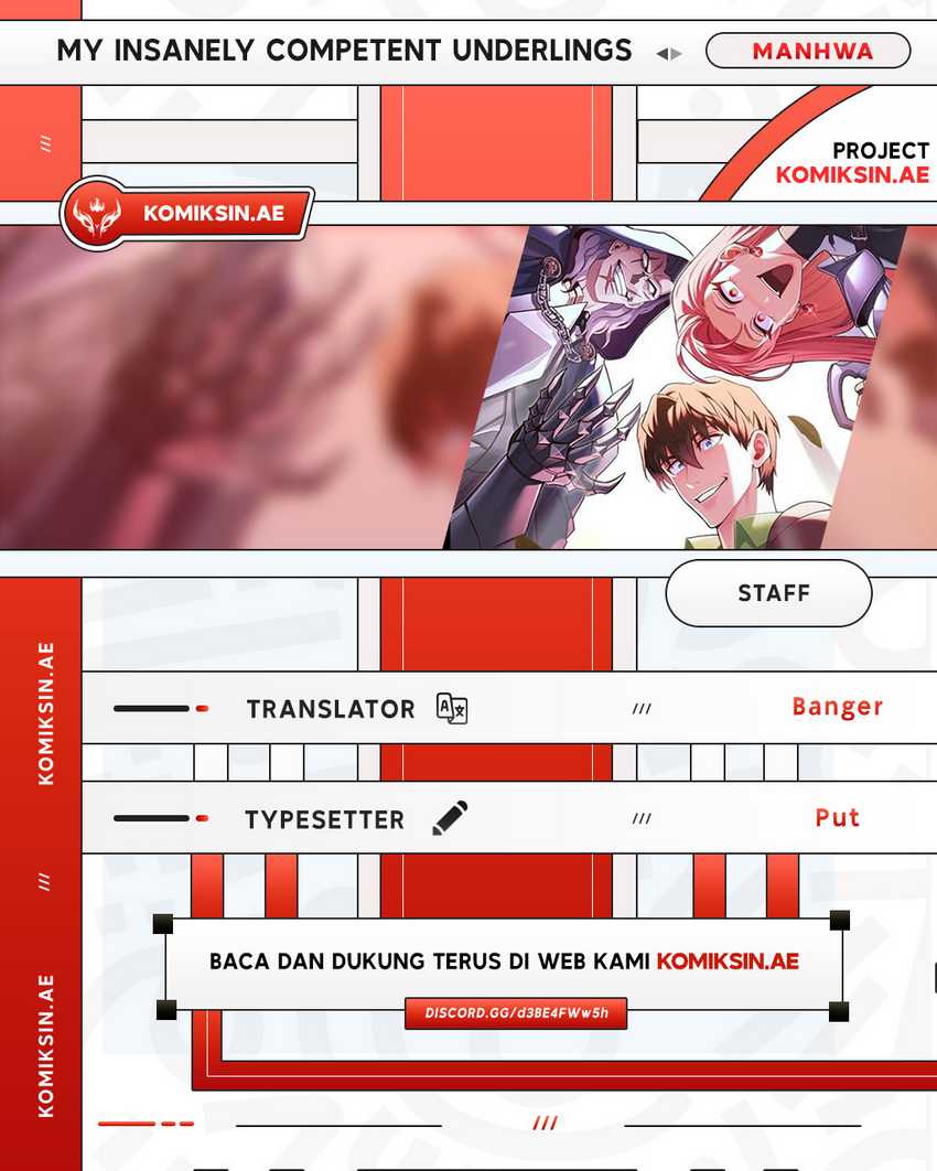My Insanely Competent Underlings Chapter 76 Bahasa Indonesia