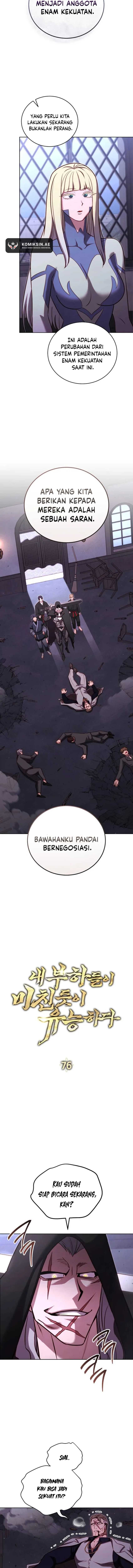 My Insanely Competent Underlings Chapter 76 Bahasa Indonesia