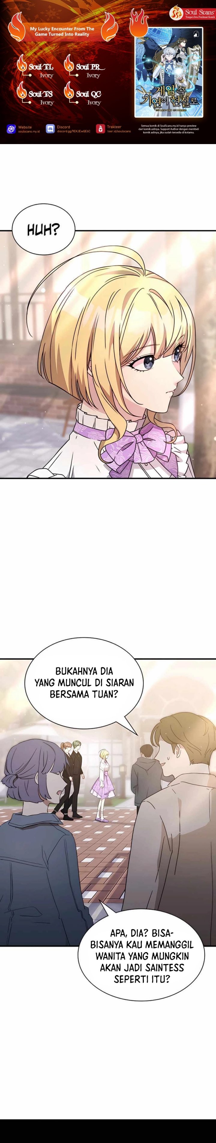 My Lucky Encounter From the Game Turned Into Reality Chapter 41 Bahasa Indonesia