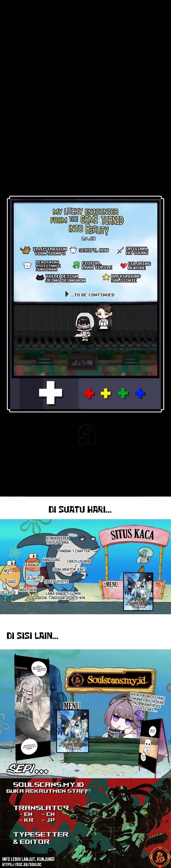 My Lucky Encounter From the Game Turned Into Reality Chapter 68 Bahasa Indonesia