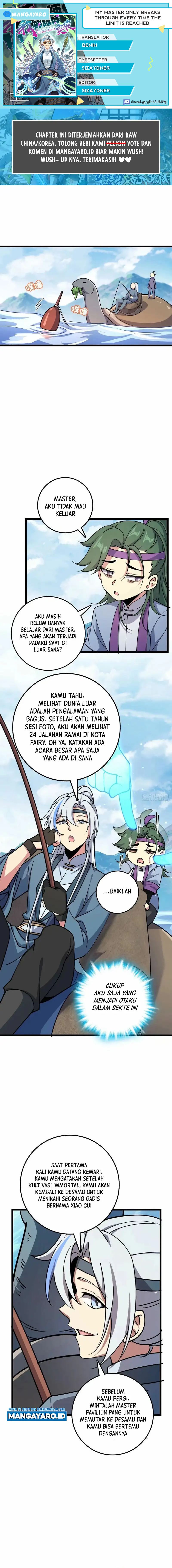 My Master Only Breaks Through Every Time the Limit Is Reached Chapter 58 Bahasa Indonesia