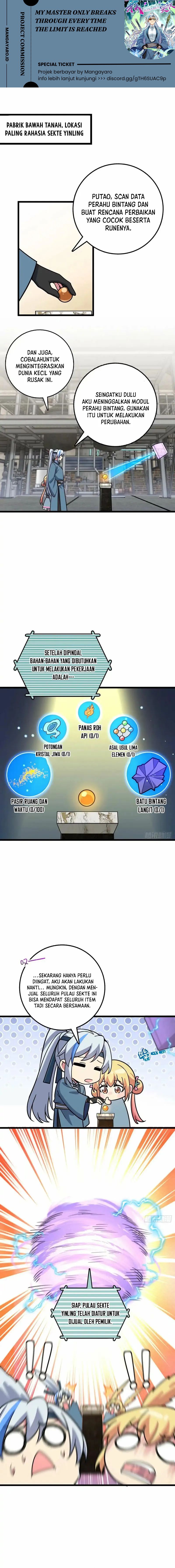 My Master Only Breaks Through Every Time the Limit Is Reached Chapter 62 Bahasa Indonesia