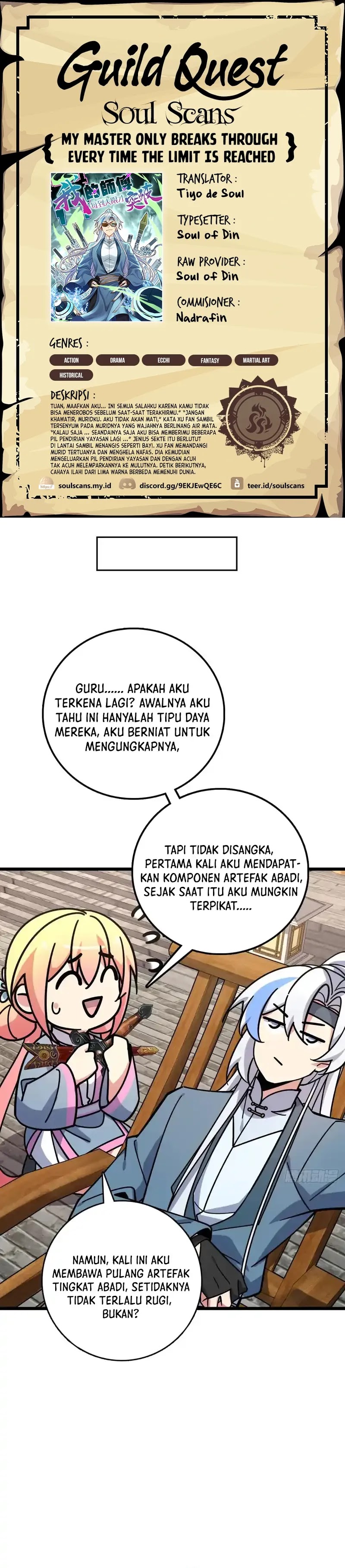 My Master Only Breaks Through Every Time the Limit Is Reached Chapter 113 Bahasa Indonesia