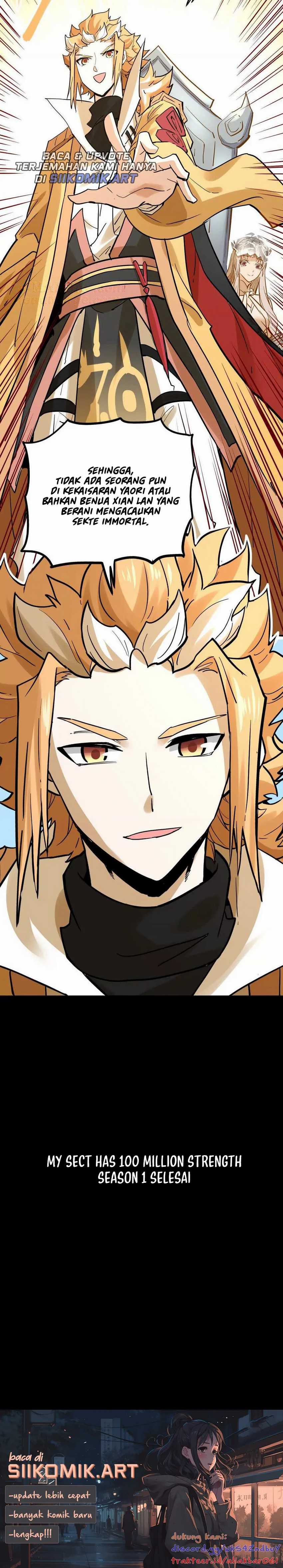 My Sect Has 100 Million Strength Points Chapter 77 Bahasa Indonesia