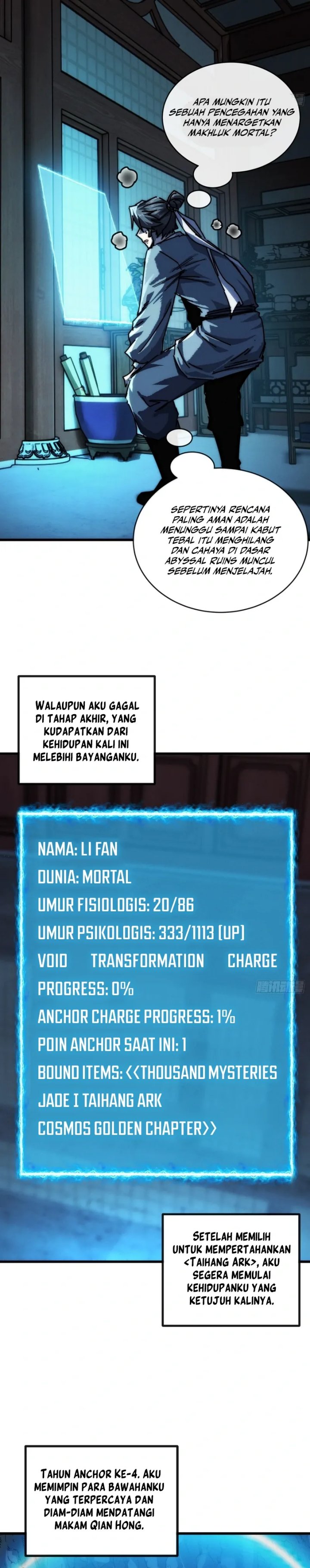 My Simulated Path to Immortality Chapter 08 Bahasa Indonesia