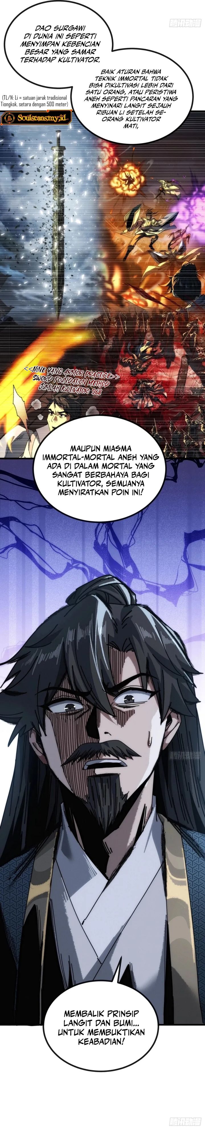 My Simulated Path to Immortality Chapter 23 Bahasa Indonesia