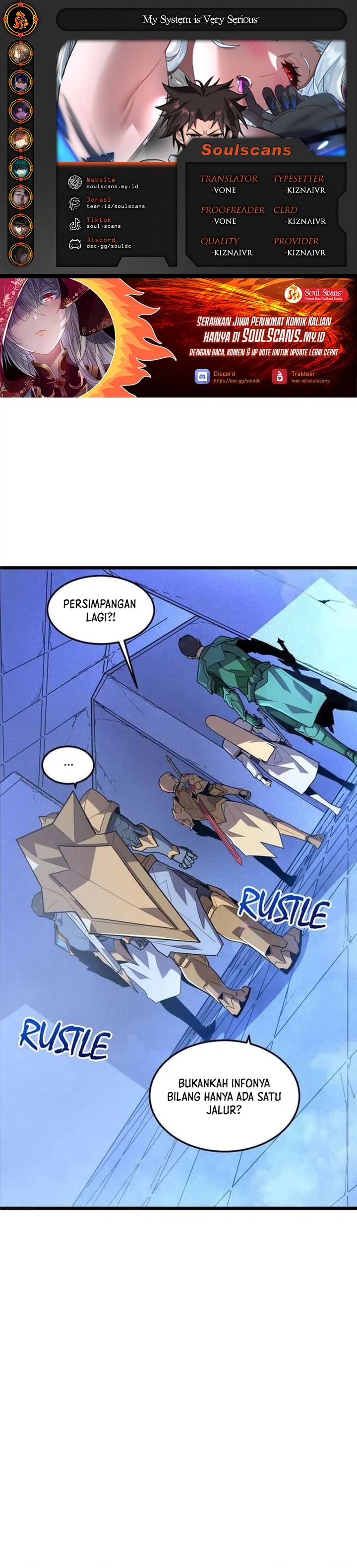 My System Is Very Serious Chapter 50 Bahasa Indonesia