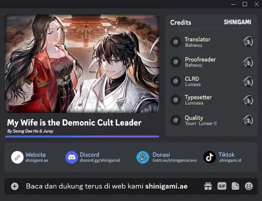 My Wife Is The Demonic Cult Leader chapter 11