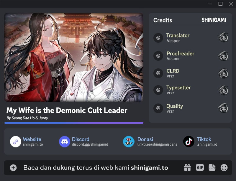 My Wife Is The Demonic Cult Leader Chapter 16 Bahasa Indonesia