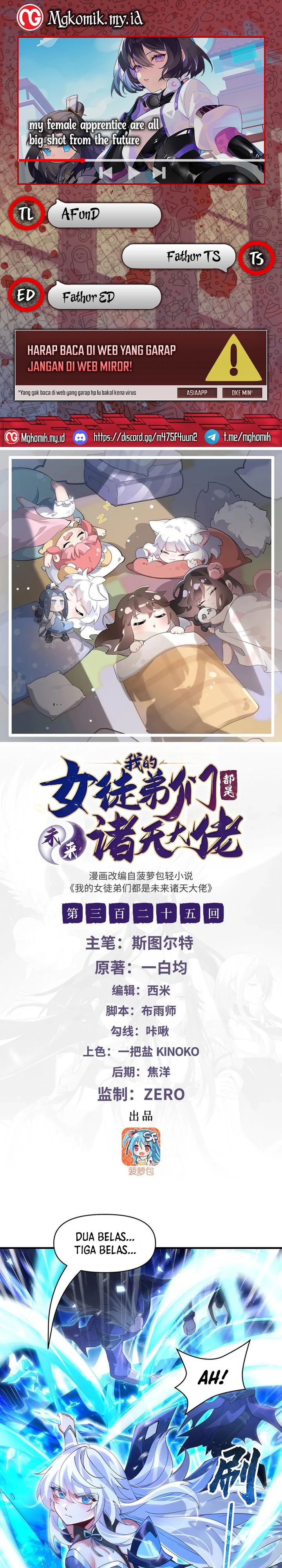 My Female Apprentices Are All Big Shots From the Future Chapter 325 Bahasa Indonesia