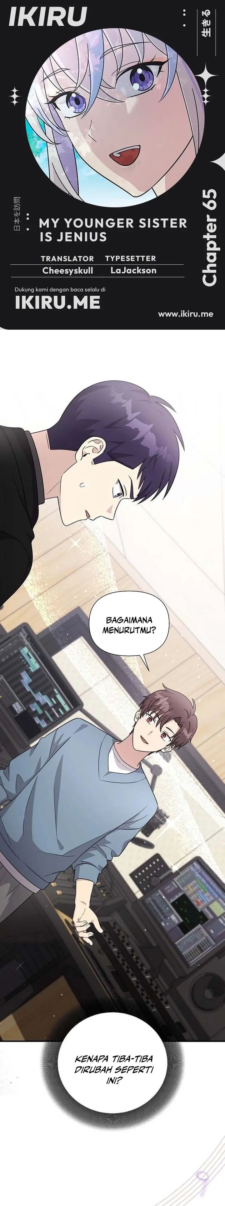 My Younger Sister Was a Genius Chapter 65 Bahasa Indonesia