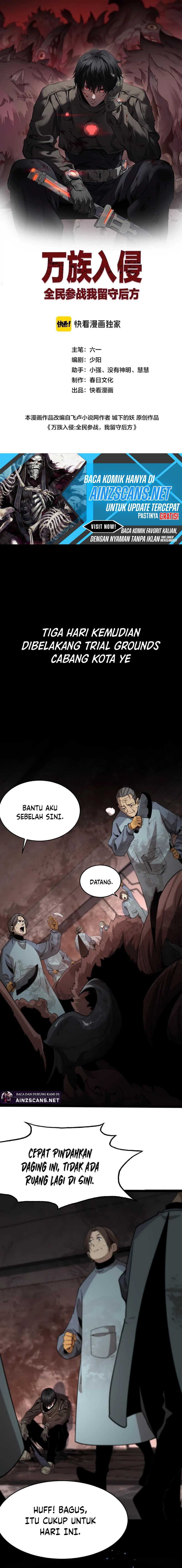 Myriad Tribes Invasion: Rearguard’s Resolute Unity Chapter 03 Bahasa Indonesia