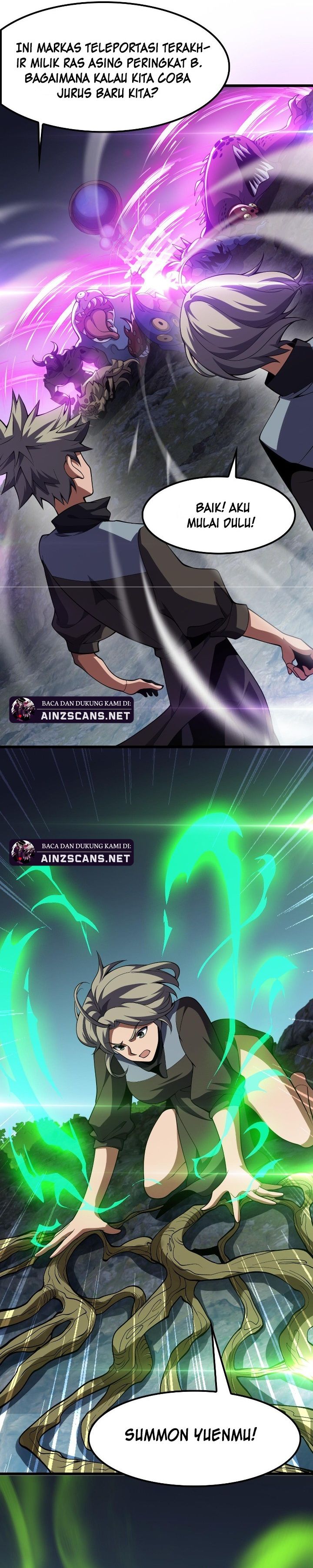Myriad Tribes Invasion: Rearguard’s Resolute Unity Chapter 50 Bahasa Indonesia