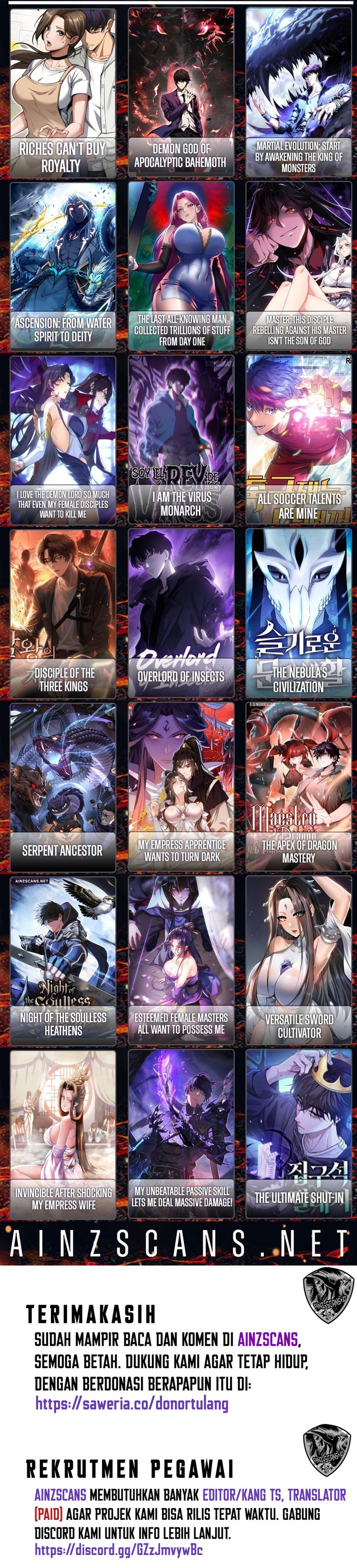 Myriad Tribes Invasion: Rearguard’s Resolute Unity Chapter 50 Bahasa Indonesia