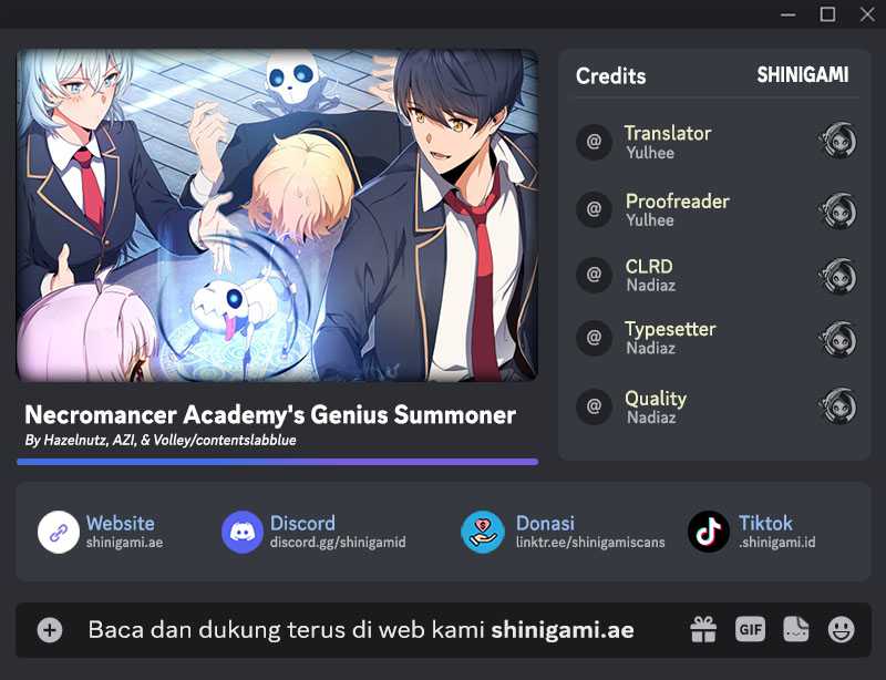 Necromancer Academy’s Genius Summoner Chapter 54 Bahasa Indonesia