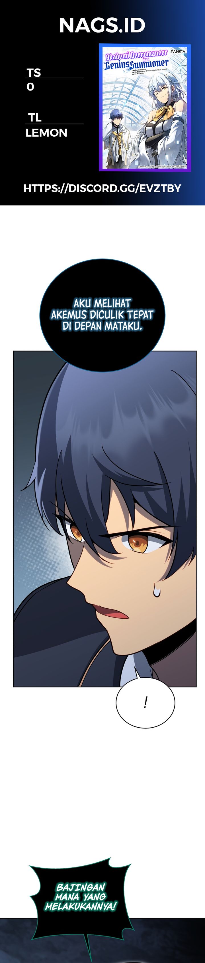 Necromancer Academy’s Genius Summoner Chapter 195 Bahasa Indonesia