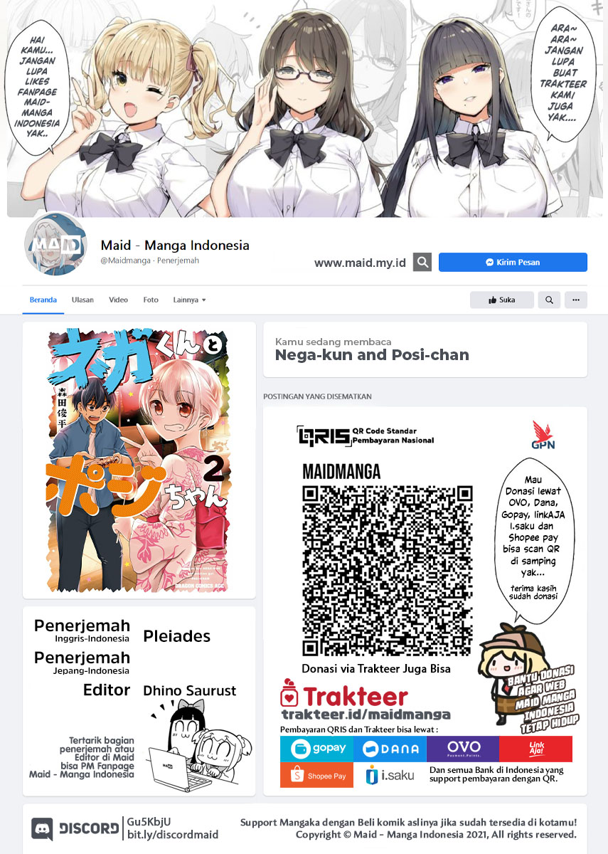 Nega-kun and Posi-chan Chapter 20 Bahasa Indonesia