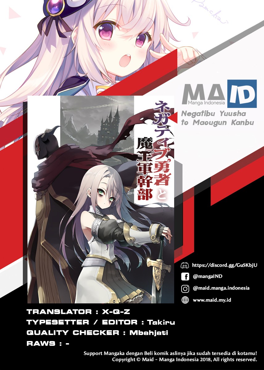 Negatibu Yuusha to Maougun Kanbu Chapter 11 Bahasa Indonesia
