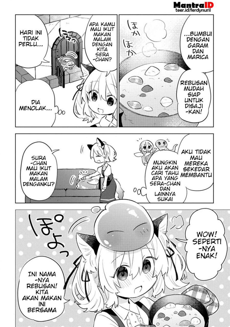 Nekomimi Shoujo wa Mori de Slow Life wo Okuritai: Mofumofu wa Shomou Shimashita ga, Seijo to ka Ouji-sama to ka wa Chuumongai desu Chapter 02.2 Bahasa Indonesia