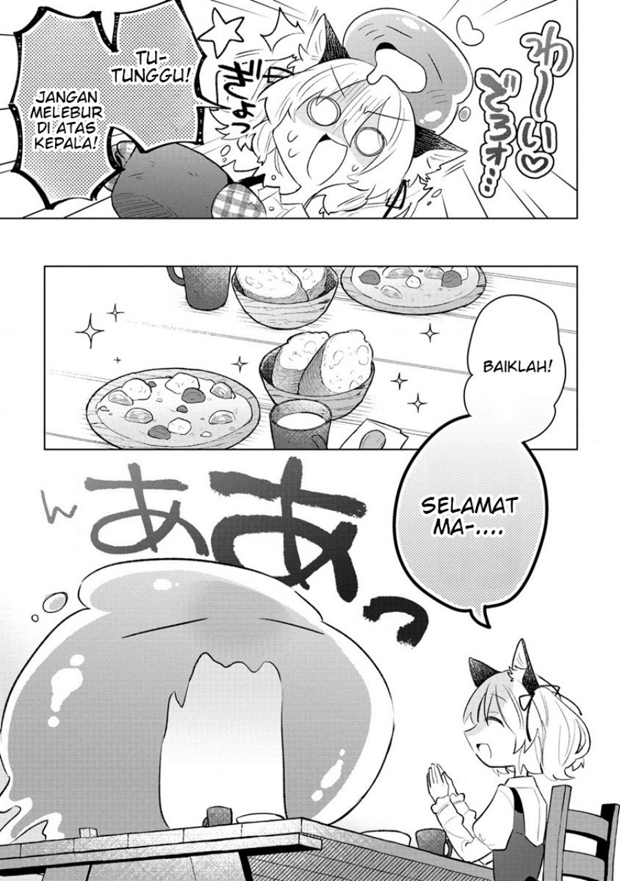 Nekomimi Shoujo wa Mori de Slow Life wo Okuritai: Mofumofu wa Shomou Shimashita ga, Seijo to ka Ouji-sama to ka wa Chuumongai desu Chapter 02.2 Bahasa Indonesia