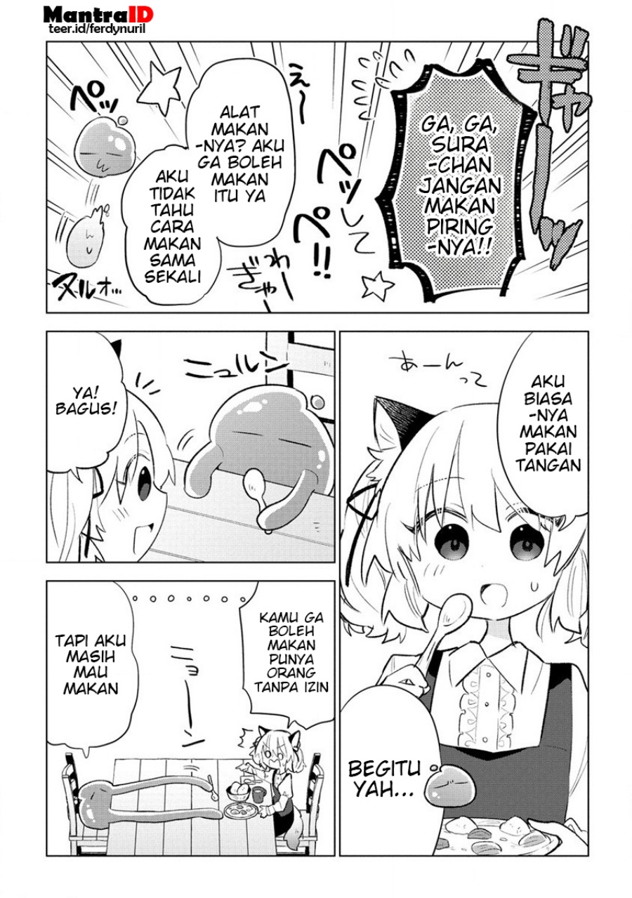 Nekomimi Shoujo wa Mori de Slow Life wo Okuritai: Mofumofu wa Shomou Shimashita ga, Seijo to ka Ouji-sama to ka wa Chuumongai desu Chapter 02.2 Bahasa Indonesia