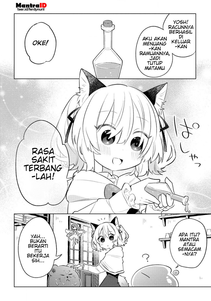 Nekomimi Shoujo wa Mori de Slow Life wo Okuritai: Mofumofu wa Shomou Shimashita ga, Seijo to ka Ouji-sama to ka wa Chuumongai desu Chapter 05.1 Bahasa Indonesia