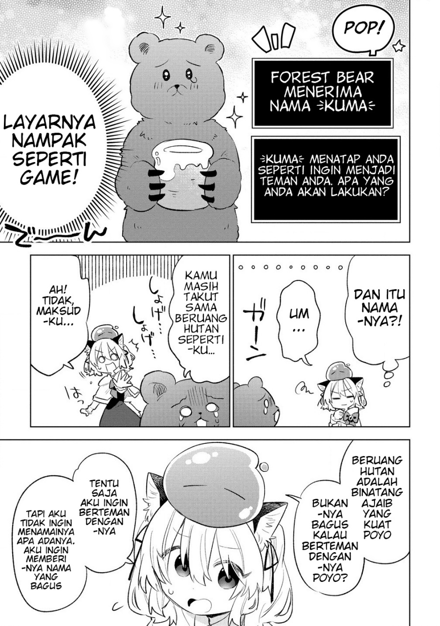Nekomimi Shoujo wa Mori de Slow Life wo Okuritai: Mofumofu wa Shomou Shimashita ga, Seijo to ka Ouji-sama to ka wa Chuumongai desu Chapter 05.1 Bahasa Indonesia