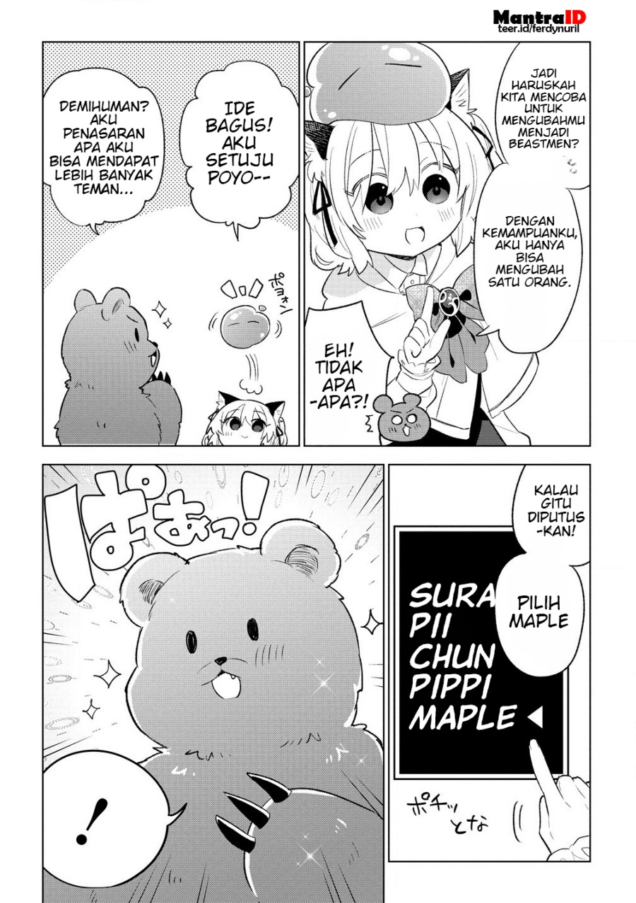 Nekomimi Shoujo wa Mori de Slow Life wo Okuritai: Mofumofu wa Shomou Shimashita ga, Seijo to ka Ouji-sama to ka wa Chuumongai desu Chapter 05.1 Bahasa Indonesia