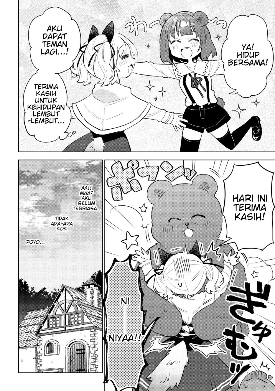 Nekomimi Shoujo wa Mori de Slow Life wo Okuritai: Mofumofu wa Shomou Shimashita ga, Seijo to ka Ouji-sama to ka wa Chuumongai desu Chapter 05.1 Bahasa Indonesia