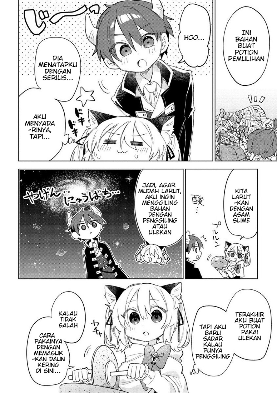 Nekomimi Shoujo wa Mori de Slow Life wo Okuritai: Mofumofu wa Shomou Shimashita ga, Seijo to ka Ouji-sama to ka wa Chuumongai desu Chapter 11.1 Bahasa Indonesia
