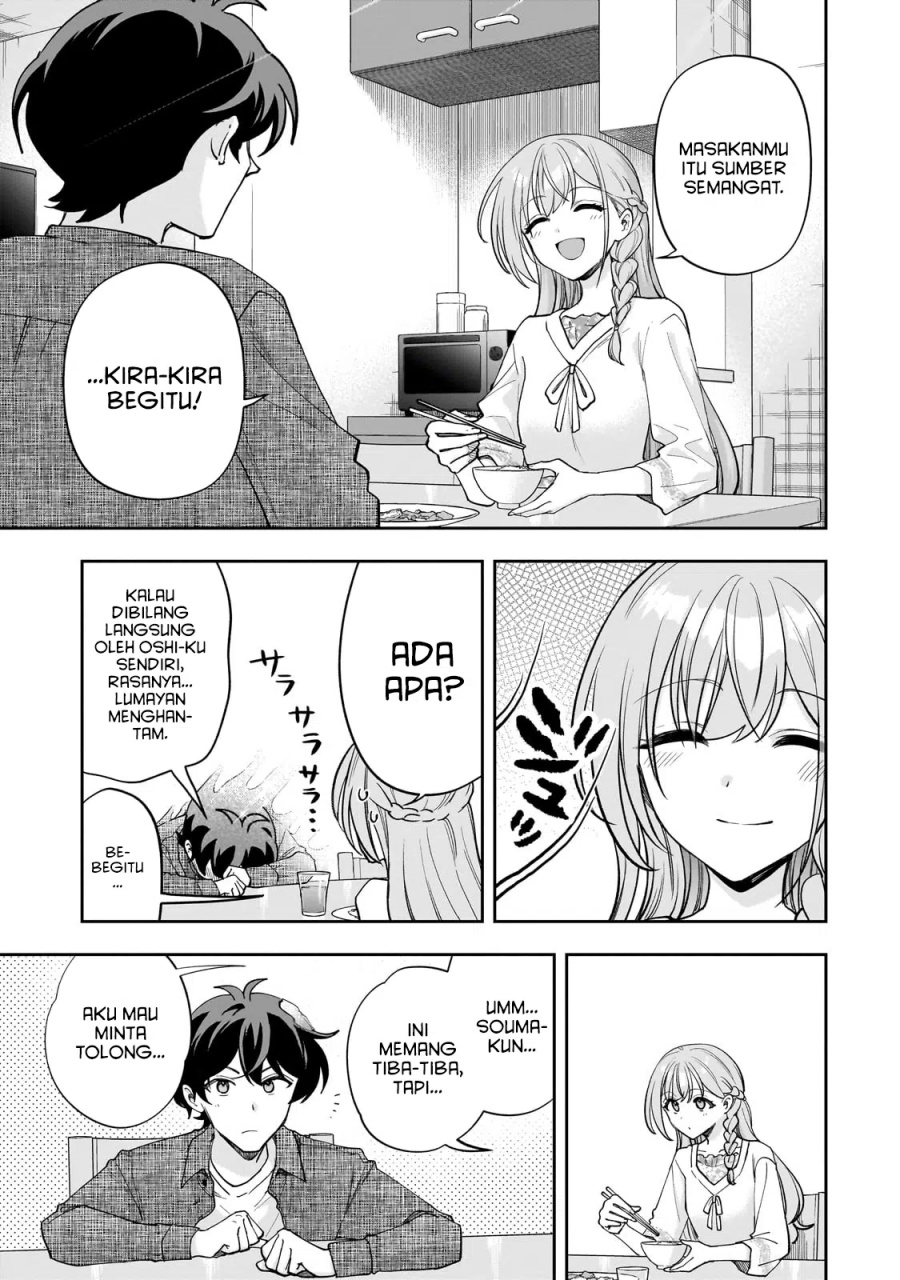 Net no Oshi to Real no Oshi ga Tonari ni Hikkoshite Kita Chapter 14 Bahasa Indonesia