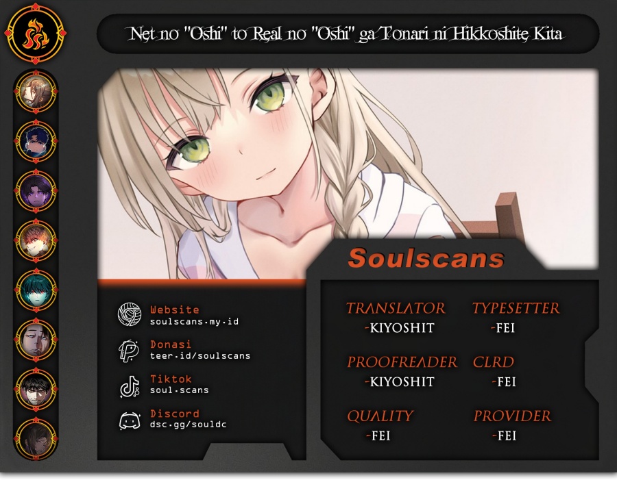 Net no Oshi to Real no Oshi ga Tonari ni Hikkoshite Kita Chapter 16 Bahasa Indonesia