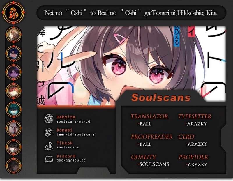 Net no Oshi to Real no Oshi ga Tonari ni Hikkoshite Kita Chapter 20 Bahasa Indonesia