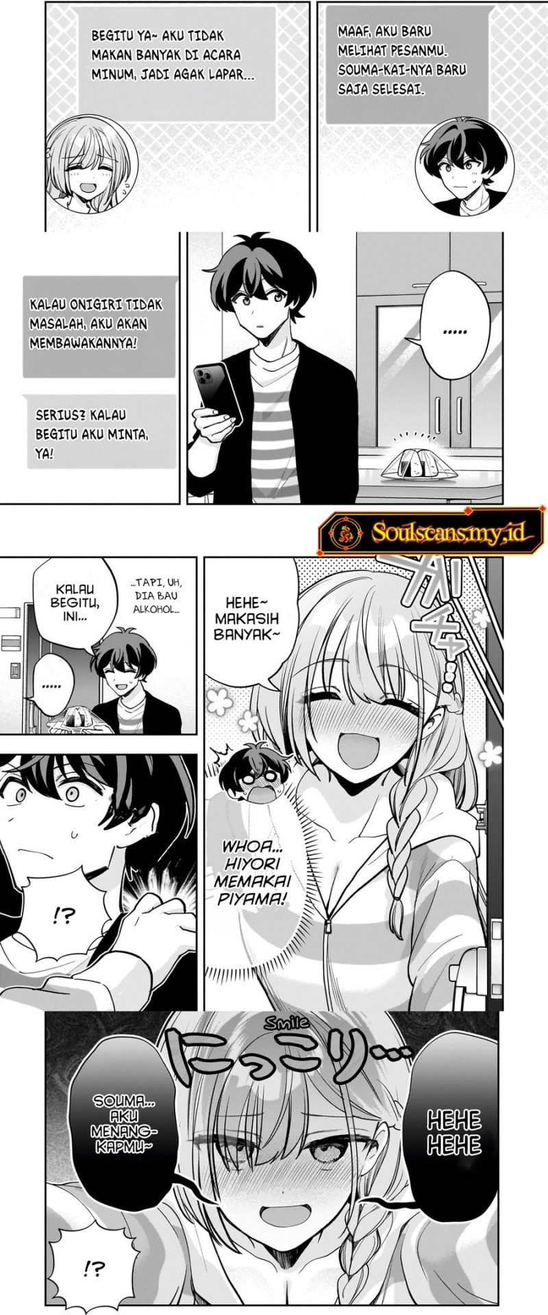 Net no Oshi to Real no Oshi ga Tonari ni Hikkoshite Kita Chapter 20 Bahasa Indonesia