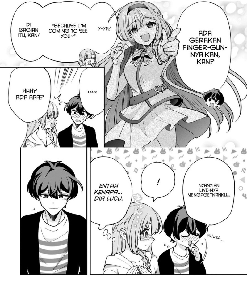 Net no Oshi to Real no Oshi ga Tonari ni Hikkoshite Kita Chapter 20 Bahasa Indonesia