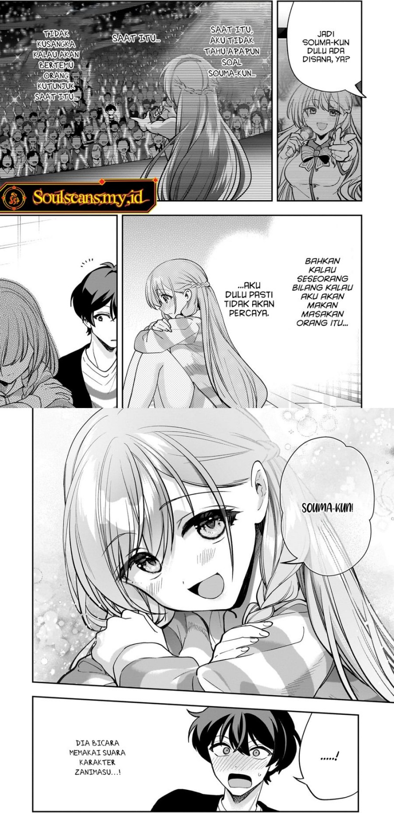 Net no Oshi to Real no Oshi ga Tonari ni Hikkoshite Kita Chapter 20 Bahasa Indonesia